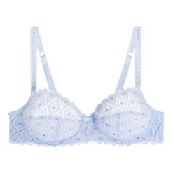 Produits populaires 11 Soutien-gorge Emboîtant Avec Armatures Bleu Tendre AMELIA