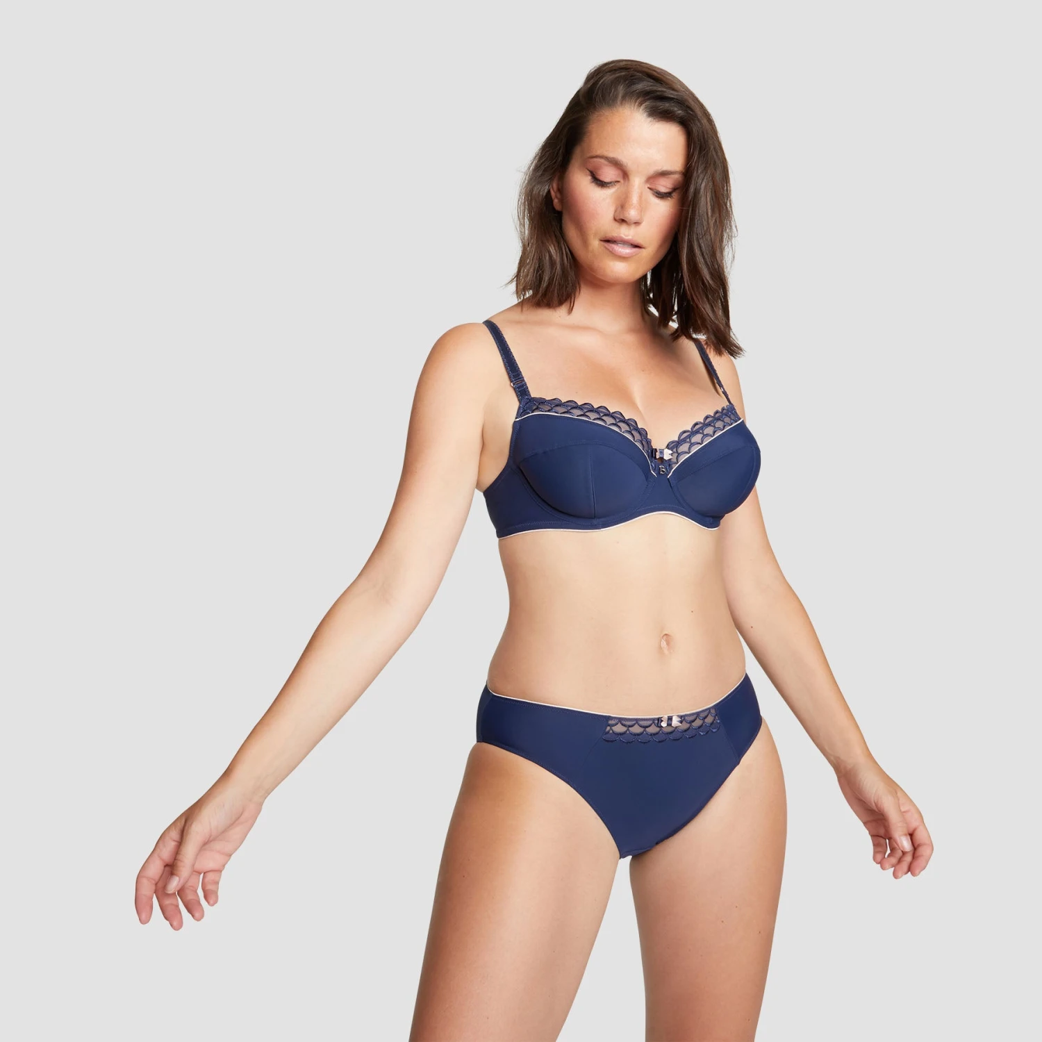 Soutien-gorge Emboîtant Avec Armatures Marine Sydney Pure 4 Soutien-gorge Emboîtant Avec Armatures Marine Sydney Pure – Image 4