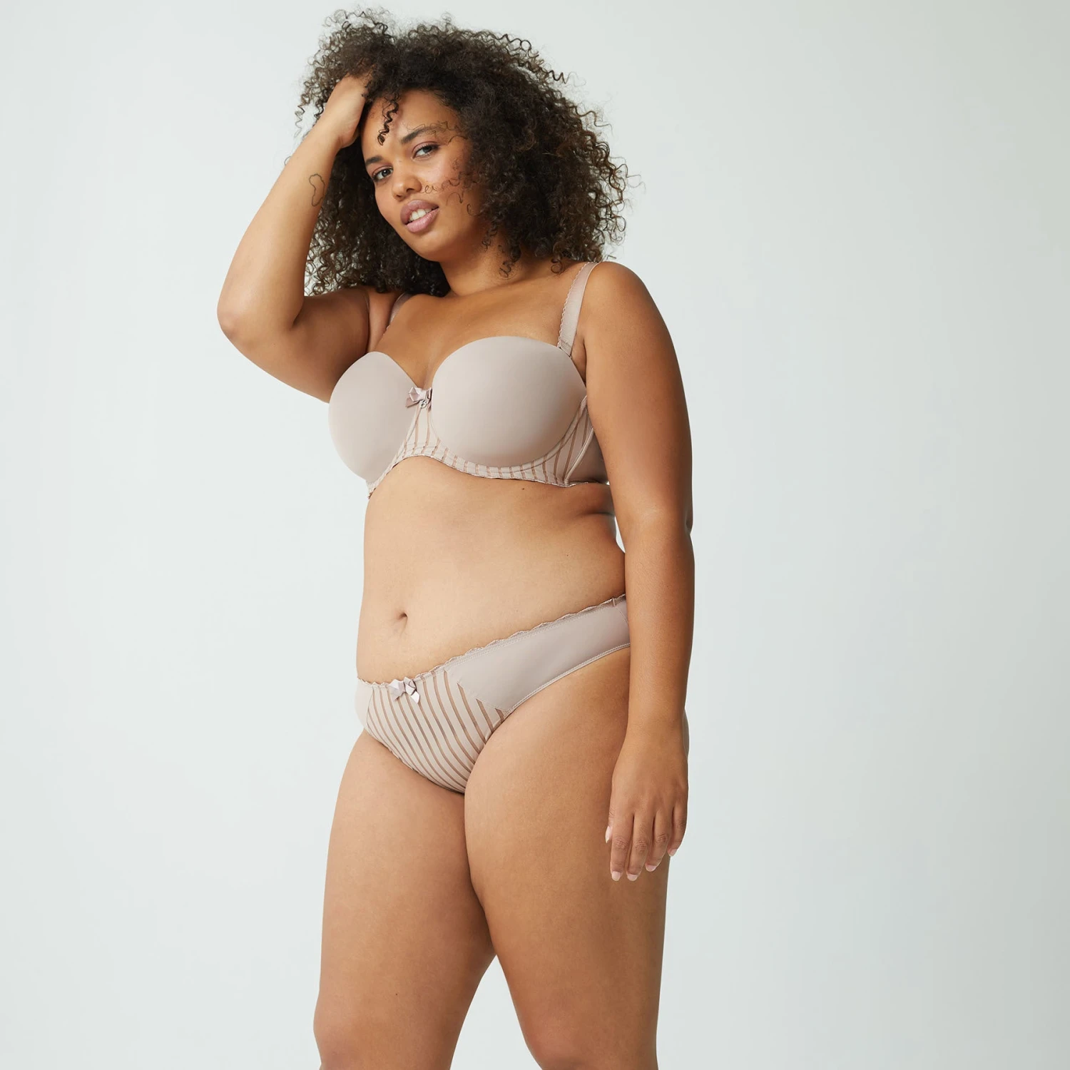 Soutien-gorge Bandeau Avec Armatures Beige Noisette Stockholm 3 Soutien-gorge Bandeau Avec Armatures Beige Noisette Stockholm – Image 3