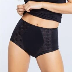 Bestform Culotte Gainante Taille Haute Noire